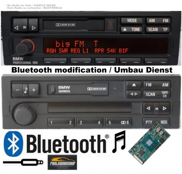 Autoradio Umbau  Bluetooth 5.0 + AUX-IN + Freisprecheinrichtung inkl. Mikrofon (für diverse Modelle auf Anfrage)