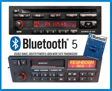 Autoradio Umbau  Bluetooth 5.0 + AUX-IN + Freisprecheinrichtung inkl. Mikrofon (für diverse Modelle auf Anfrage)