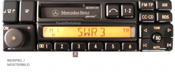 Bluetooth 5.0 + AUX-IN Umbau  Mercedes-Benz Becker BE 1350