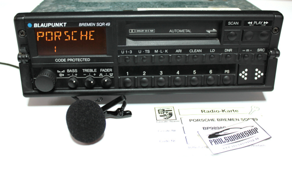 Blaupunkt Bremen SQR49 Porsche 911 964 Bluetooth Freisprecheinrichtung